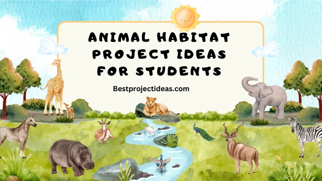 Animal Habitat Project Ideas For Students