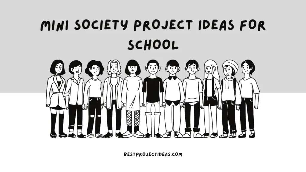 Mini Society Project Ideas For School