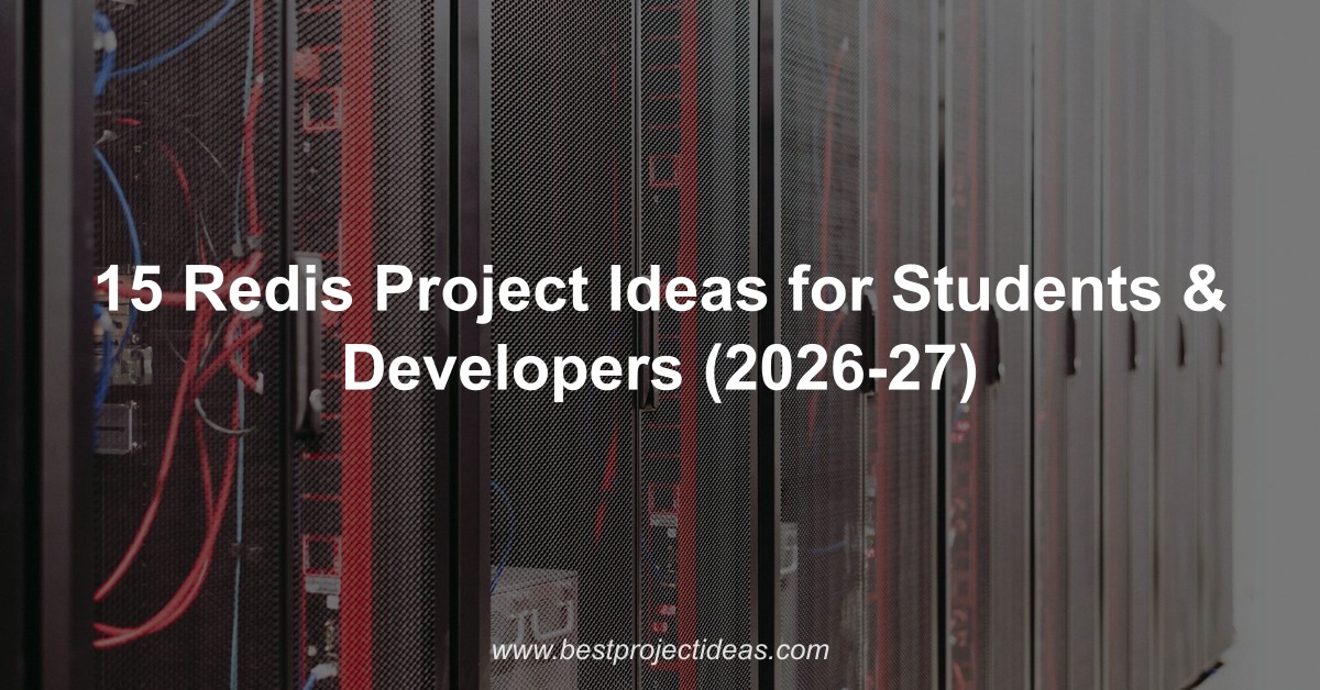 15 Redis Project Ideas for Students and Developers 2026-27