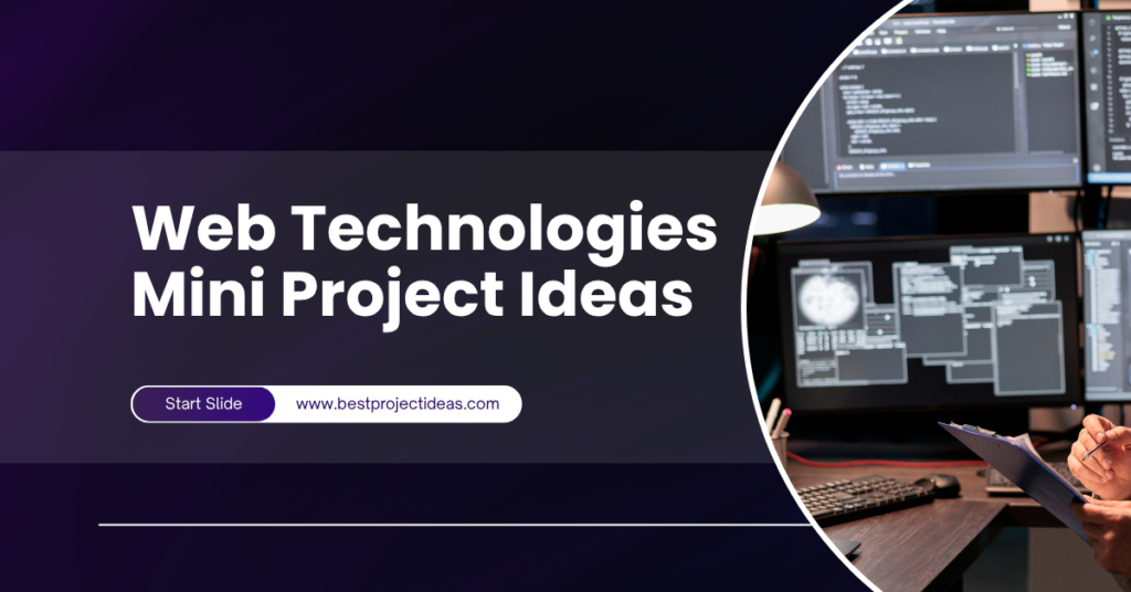 Web Technologies Mini Project Ideas